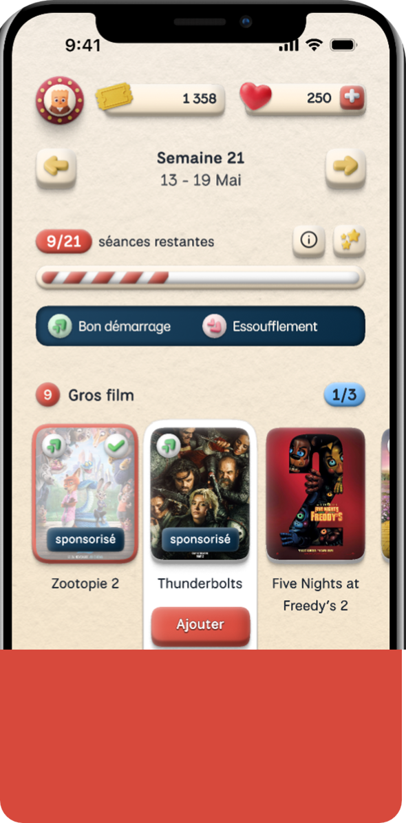 Choix des films de la semaine